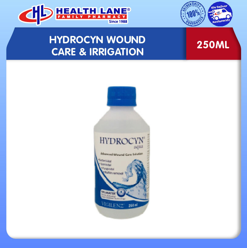 HYDROCYN WOUND CARE & IRRIGATION 250ML